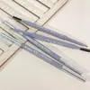 Lápiz de cejas ultra fino de doble punta: impermeable, a prueba de sudor, de larga duración, a prueba de manchas, fácil de aplicar, asequible y portátil