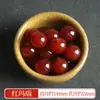 Piedra Natural Grado Coleccionista Ágata Roja Cuentas Sueltas Collar Pulsera de Cuentas DIY Pulsera de Hilo para la Mano Accesorios de Joyería de Cuentas Wenwan