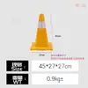 Conos de Tráfico Rojos de Plástico PVC, Barreras de Carretera Coloridas, Conos Anticolisión Pequeños en Forma de Cono de Helado, Conos Reflectantes para Talleres Libres de Polvo