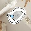 Tapete de Chão Animal de Desenho Animado Tapete de Chão de Lama Diatomácea Tapete de Porta de Entrada Tapete de Chão Absorvente de Água Secagem Rápida Resistente ao Desgaste