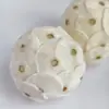 Em Estoque Bola de Tongcao Natural 4cm Bola Mastigável Comestível para Animais Pequenos Artesanato de Frutas Secas Bola Brinquedo para Roer Dentes de Hamster