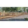 Guarda-corpo Imitando Bambu de Aço Inoxidável Cerca de Bambu Cerca Pátio Externo Parque Cerca para Horta