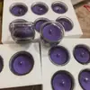 Lámpara Auspiciosa Morada de Nueve Velas de Mantequilla Morada para Atraer Riqueza Nuevo Producto 2026 Lámpara de Loto para Ofrenda a Buda Vela de Fuego Morada de Nueve Li