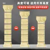 Molde de pilar quadrado de coluna romana, conjunto completo de estilo chinês novo, novo modelo 2025, pilar de entrada de villa arquitetônica quadrado estilo europeu