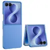 Adequado para Capa de Celular Samsung Zflip8, Textura de Pele Fosca Pulverizada com Óleo Ultra Fina Anti-Queda Zflip7 Capa Protetora Dobrável de Cor Sólida