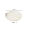 [Salida de Fábrica] Plato Grande para Fruta Doméstico de Paja de Trigo Resistente a Caídas Simple Estilo Japonés Redondo para Microondas