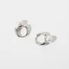 Pendientes Geométricos Trenzados en Forma de U de Lujo Ligero Europeo y Americano, Pendientes Versátiles para Mujer, Pendientes Elegantes al por Mayor