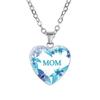 Joyería transfronteriza, amor de madre, colgante en forma de corazón, regalo festivo sencillo coreano, collar versátil de moda para mujer