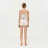 Camisola de Seda com Shorts para Comércio Exterior Feminino, Lingerie Sexy Preguiçosa de Verão para Senhoras, Pijama Sem Costas de Alta Qualidade da Amazon para Mulheres