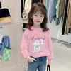 H2303 # Camiseta para Bebés Niñas, Algodón Puro, Manga Larga, Estilo Coreano Primavera y Otoño 2025 Ropa Infantil, Tops Elegantes, Camisetas Interiores para Niñas