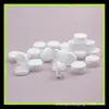 Caixa redonda branca 10g pomada creme em frasco caixa vazia 10ml caixa de sombra para olhos caixa de pó para maquiagem