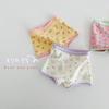 Ropa interior para niños N100, una generación de calzoncillos para bebés con dibujos florales de algodón, transpirables y lindos para niñas.