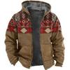 Casaco de Inverno Espesso Forrado com Fleece Duplo Forrado para Homens de Inverno Casaco Acolchoado de Algodão Quente Casaco Acolchoado de Algodão