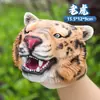 Venda Direta da Fábrica Luvas de Fantoche de Mão Dinossauro Borracha Macia Triceratops Tiranossauro Rex Modelo de Animal de Simulação Infantil Brinquedo de Menino