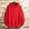 Sudadera con capucha para hombre, Otoño e Invierno, Casual, Moderna, Nueva para Pareja, Color Sólido, Terciopelo, Engrosada, Estilo K, Holgada, Talla Grande