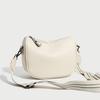 Comércio Exterior Bolsa Feminina 2024 nova moda bolsa mensageiro versátil elegante bolsa feminina textura de couro genuíno bolsa de ombro sela