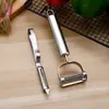 Pelador de Acero Inoxidable Juego de Tres Piezas Rallador de Cocina Pelador de Frutas y Verduras Pelador Doméstico de Patatas Raspador Herramienta Pequeña