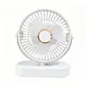 Ventilador Pequeño de Escritorio Portátil con Pinza Silencioso para Oficina 2025 Cama Habitación de Estudiantes Coche de Bebé Ventilador de Carga