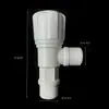 Grifo de Plástico PP para Hogar 4 6 A prueba de Fugas Antiexplosión Duradero Grifo para Agua del Grifo Lavadora No