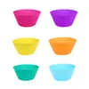Amazon Molde para Muffins de 7 cm Molde de Silicona para Pudín Resistente a Altas Temperaturas Molde para Pastel Película Especial para Hornear de Grado Alimenticio
