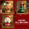 Enfeite de Mesa Papai Noel Decorações de Natal Cenário Enfeite Boneco de Neve Brinquedo Presente para Crianças