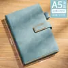 Couro de Ovelha Caderno A5 Personalizado Espessado Reunião de Negócios Caderno de Escritório Logotipo Imprimível Simples Bloco de Notas Espessado