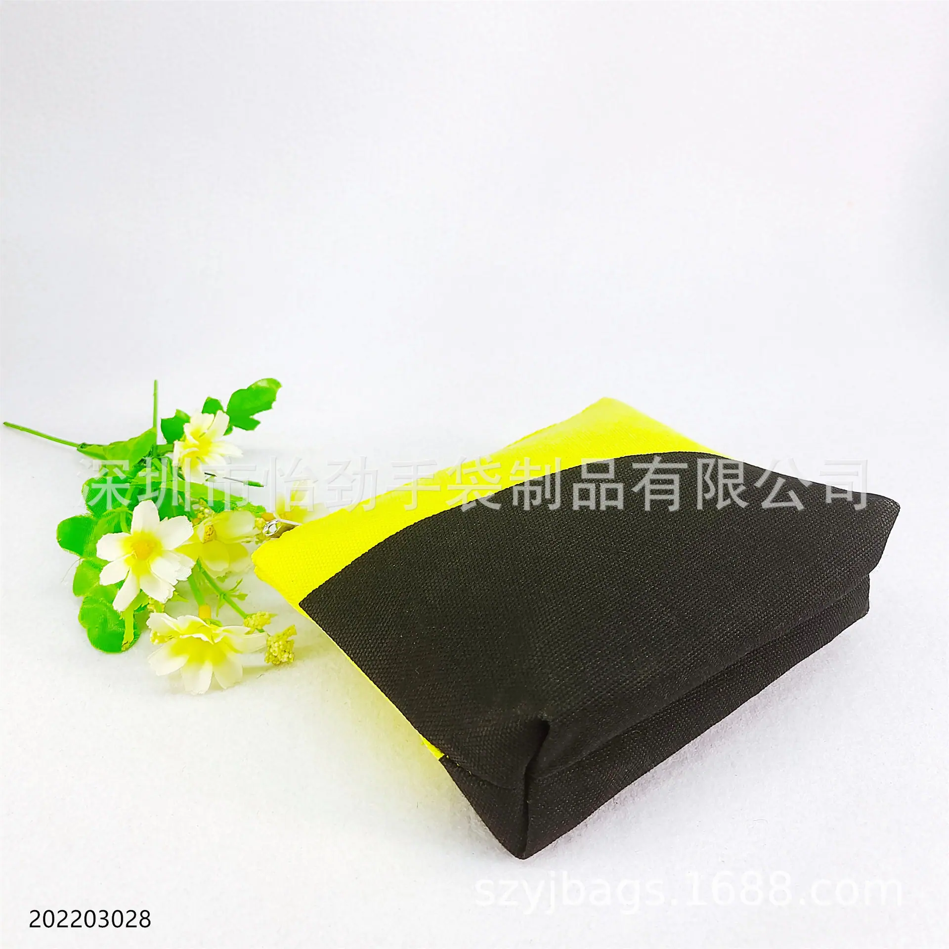 间色帆布袋 帆布化妆包
