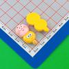 Brillante Dibujo Animado Animal Tesoro del Océano Estrella Hamburguesa Oso Cara Cuadrada Pegamento en Crema Funda para Teléfono Accesorios de Resina para DIY