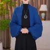 2026 Nuevo Chal de Punto Ropa Exterior para Mujer Moda Versátil Elegante Holgado Manga Larga Otoño Invierno Calidez Temperamento Cárdigan