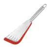 Espátula de Silicone e Aço Inoxidável para Fritar Peixe Frigideira Antiaderente Espátula Resistente a Altas Temperaturas Utensílio Doméstico para Refogar Panqueca Espátula Borboleta Espátula Transfronteiriça