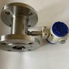 Caudalímetro de turbina de alta precisión para líquidos, medición instantánea, caudalímetro remoto de una pieza con batería dividida de acero inoxidable.