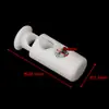 Hebilla de Resorte de Nailon Blanca y Negra Cintura Dobladillo de Sudadera Zapatos Chaqueta de Plumas Hebilla de Ajuste Elástico Hebilla de Doble Agujero Antideslizante