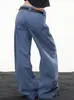 Calça jeans de trabalho estilo retro americano, unissex, novo design primavera/outono, modelagem solta, calça pantalona versátil, moderna