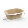 Bandeja Redonda y Ovalada de Cartón Corrugado para Rascar Gatos, Poste Rascador Profundizado para Gatos, Bandeja Rascadora Ampliada y Profundizada para Gatos, Cama Universal para Gatos