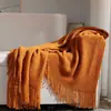Manta de Sofá Transfronteriza con un Estilo Sencillo para Decoración de Casa de Huéspedes, Manta de Siesta, Manta Decorativa, Manta de Sofá, Manta de Aire Acondicionado