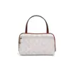 Nuevo 2025 Diseño de Nicho de Moda Bolso de Mano Portátil con Flores Antiguas Moda Femenina Todo Fósforo Almacenamiento Bolsa de Viaje