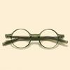 Armazón de anteojos retro marrón esmerilado para hombres y mujeres se puede equipar con lentes para miopía alta armazón pequeño redondo armazón de anteojos TR90 moda