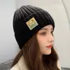 2025 Nova Tendência Inverno Feminino Estilo Coreano Marca Famosa Celebridade da Internet Versátil Fofo Estudante Japonês Chapéu de Lã Quente