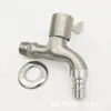 Grifo para Lavadora de Apertura Rápida al por Mayor del Fabricante, Grifo de Acero Inoxidable con Extensión de 1/2 Pulgada, Grifo para Lavadora de Zinc Cepillado