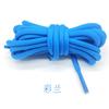 Cordón de coco blanco de 5 mm al por mayor cordón de zapatilla cordón redondo para zapatilla color sólido cordón de cuerda uno