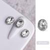 Broca de unha Internet Celebridade Explosiva Diamante Jóias Cor Mágica AB Liga Diamante Luz Luxo Super Flash Gota D'água Broca Quadrada Decoração de Unhas