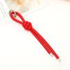 Nuevo Cordón de Cuero PU Moda Accesorios Colgantes para Bolso Combinables DIY Tejido a Mano Llavero Colgante para Coche
