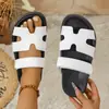 Sandalias de Verano Nuevas de Moda Transfronteriza con Suela Gruesa para Exteriores sin Cierre Talla Grande Pantuflas Casuales de Suela Suave 2026 Marrón Claro