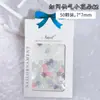 Manicura de Celebridad de Internet Flor de Cinco Pétalos con Pegatina Estéreo de Diamante Joyería para Uñas Mini Flor Blanca de Resina Estilo Ins Japonés