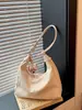 2026 Nueva Moda Ins Estilo Coreano Retro Color Sólido Versátil Bolso de Hombro Cruzado Casual para Mujer para el Trabajo y los Viajes Diarios