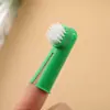 Cepillo de dedo para mascotas para gatos y perros, cepillo de dedo para limpieza dental y cuidado bucal, cepillo de dedo con cerdas suaves