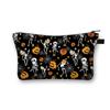 Nueva Bolsa de Cosméticos Estampada de Halloween Estilo Coreano Bolsa de Almacenamiento de Gran Capacidad Bolsa de Lavar para Salidas Diarias