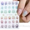 Ano Novo Novos Adesivos de Nail Art Ano Novo Laço da Fortuna Vermelho Festivo Hello Kitty Estrela Cabeça de Maçã Adesivos de Unha