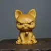 Talla en Madera de Tuya Doce Signos del Zodíaco Mascota Zanahoria Conejo Conejo Lindo Tallado a Mano Colgante de Animal Conejo Decoración de Escritorio