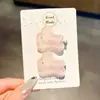 Pinza para el pelo de pelo de conejo color gelatina para niños, flequillo lateral y cabello suelto, pasador no dañino, pinza de pico de pato para la parte trasera de la cabeza de las niñas, accesorio para el cabello